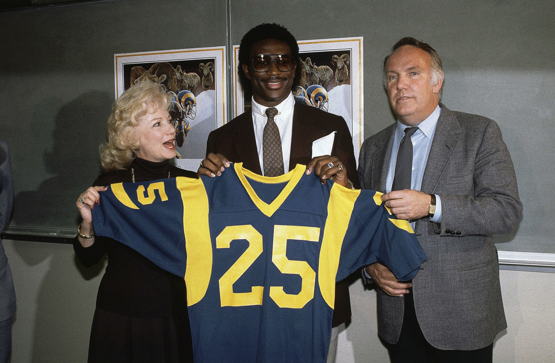Eric Dickerson, Georgia Frontiere, John Robinsaon